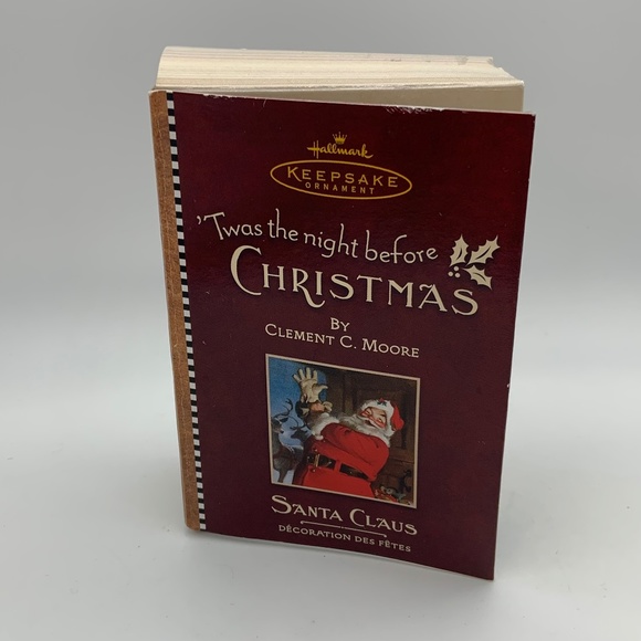 Vintage Hallmark Keepsake Santa Claus 'Twas the Night Before Christmas Ornament - Picture 8 of 14